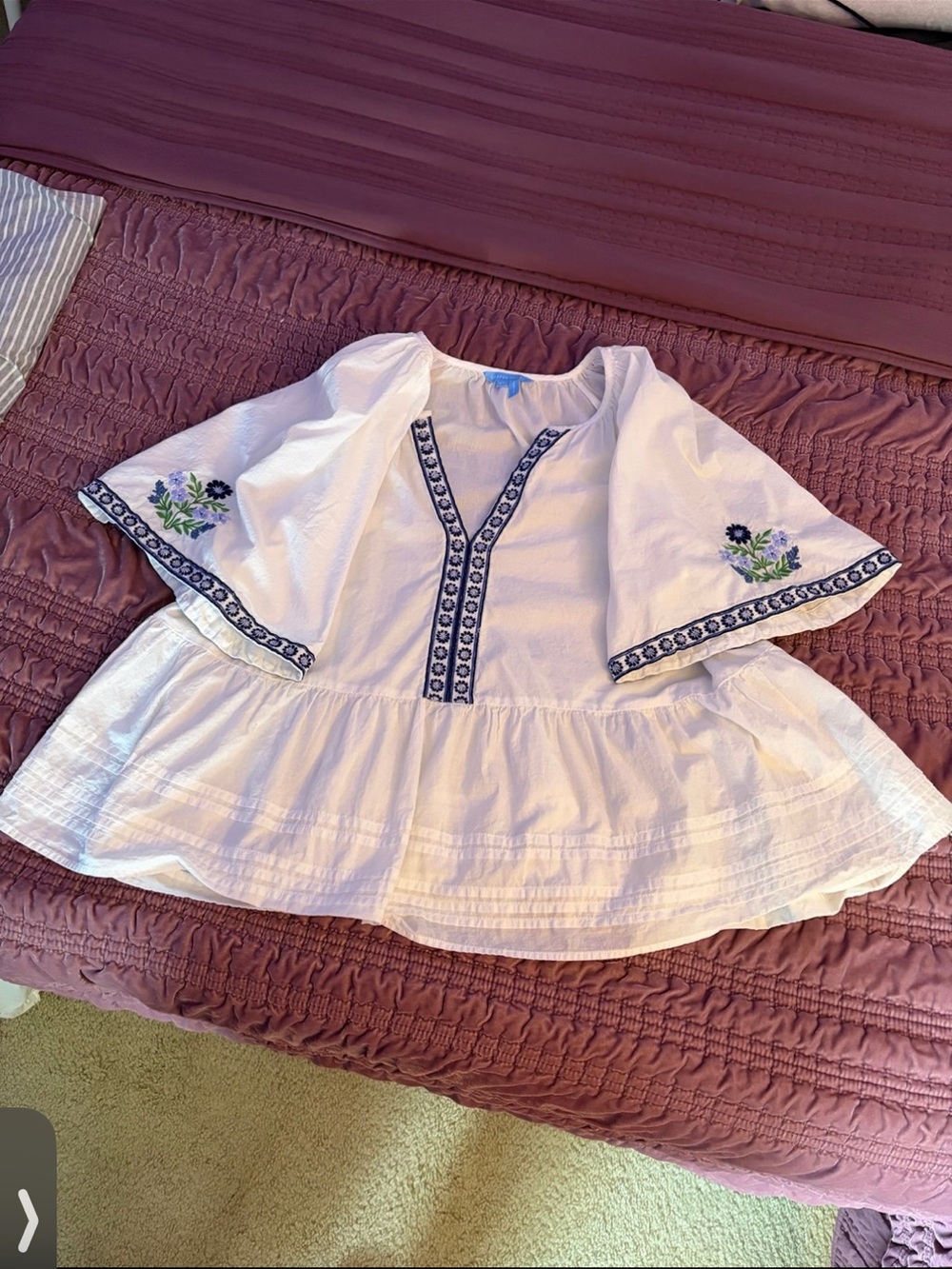 Draper James Peplum Top
